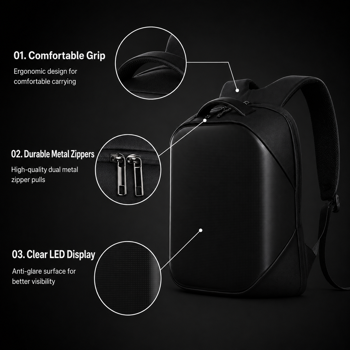 LED Display Backpack